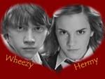 Wallpaper Ron and Hermine